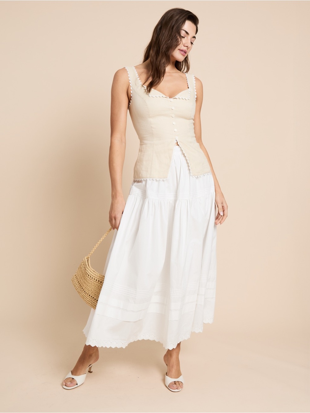 NWT o.p.t. Beth cotton skirt size 4 - Picture 4 of 12